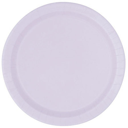 Pastel Lilac Paper Plates - Each - 9