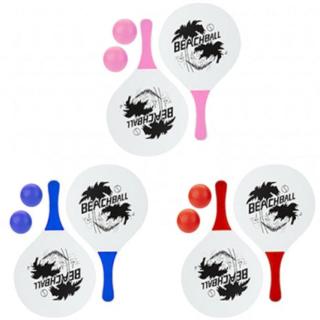Beach Paddle Bat and Ball Set Jumbo - Assorted Colours - 38cm x 23.5cm