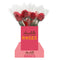 Pack of 12 Chocolate Roses - 18g