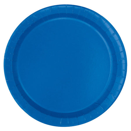 Blue Paper Plates - Each - 9