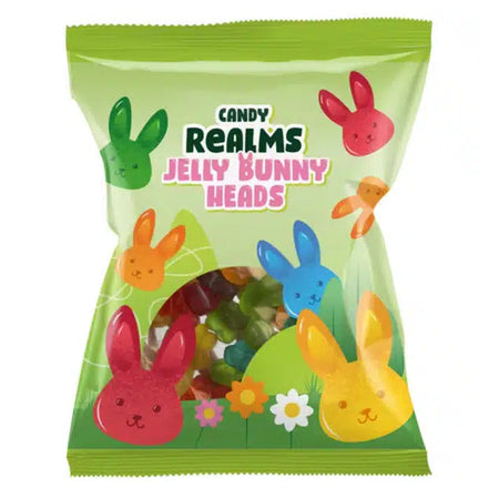 Candy Realms Jelly Bunny Heads - 170g