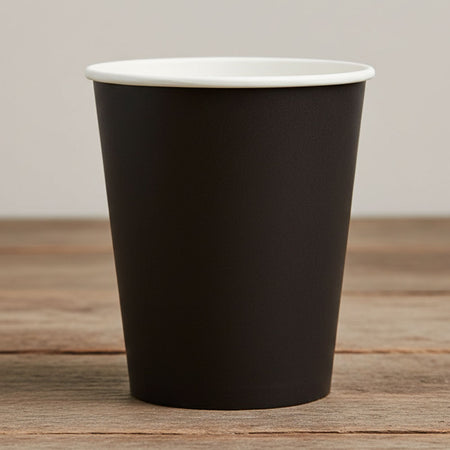 Black Paper Cups - Each - 266ml