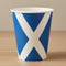 Scottish Flag Paper Cups - 266ml - Pack of 8