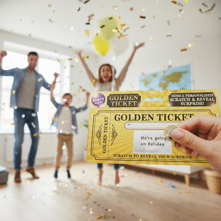 Golden Ticket DIY Surprise Scratch Card