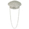 Silver Deluxe Sequin Studded Captain's Hat
