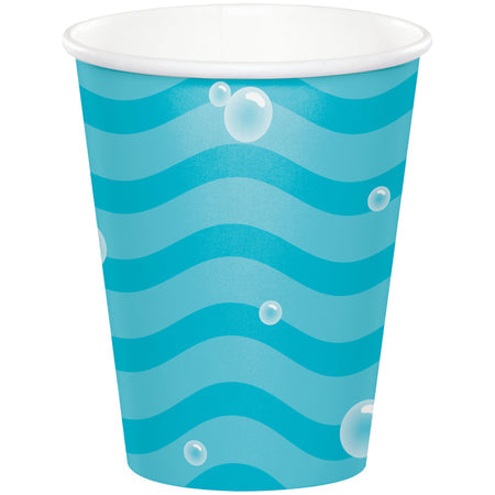 Sealife Sea Bubbles Paper Cups - 256ml - Pack of 8