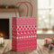 Christmas Red and White Nordic Paper Party Bag - 22cm - Each