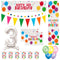 3rd Birthday Rainbow Balloons Decoration Pack