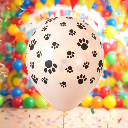 Paw Prints Latex Balloons - 11