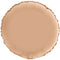 Nude Beige Round Satin Foil Balloon - 18