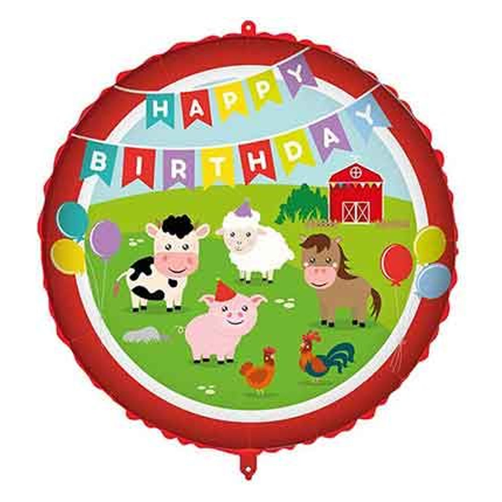 Farm Happy Birthday Foil Balloon - 18"