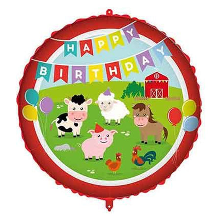 Farm Happy Birthday Foil Balloon - 18