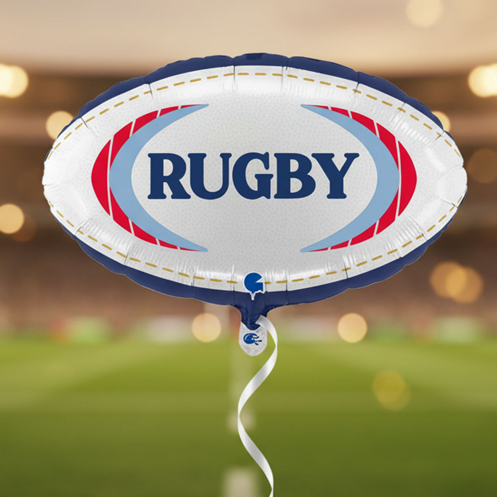 Rugby Ball Foil Balloon - 20