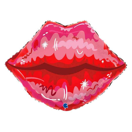 Red Lips Foil Balloon - 26