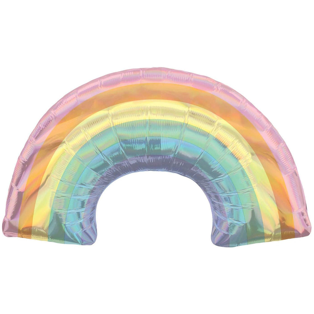 Pastel Rainbow Shaped Foil Balloon - 34"