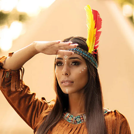 Tribal Feathered Headband