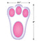 Easter Bunny Footprint Floor Stickers - Pack of 12