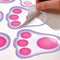 Easter Bunny Footprint Floor Stickers - Pack of 12