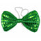 Green Sequin Bow Tie