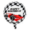 Motor Racing Happy Birthday Foil Balloon - 18