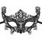 Black Lace Filigree Masquerade Eye Mask