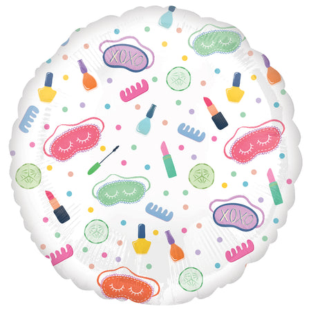 Spa Party Icons Foil Balloon - 18
