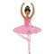 Ballerina Girl Dark Hair Foil Balloon - 43