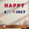 Happy 4th of July Letter Banner - 2.5m
