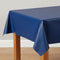 Navy Blue Plastic Tablecloth - 1.4m x 2.8m
