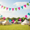 Blue, Pink & Green 'All Weather' Bunting - 3.6m (12 flags)