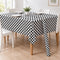 Black & White Checkered Table Roll - 30.5m x 1m