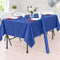 Royal Blue Plastic Table Roll - 30.5m x 1m