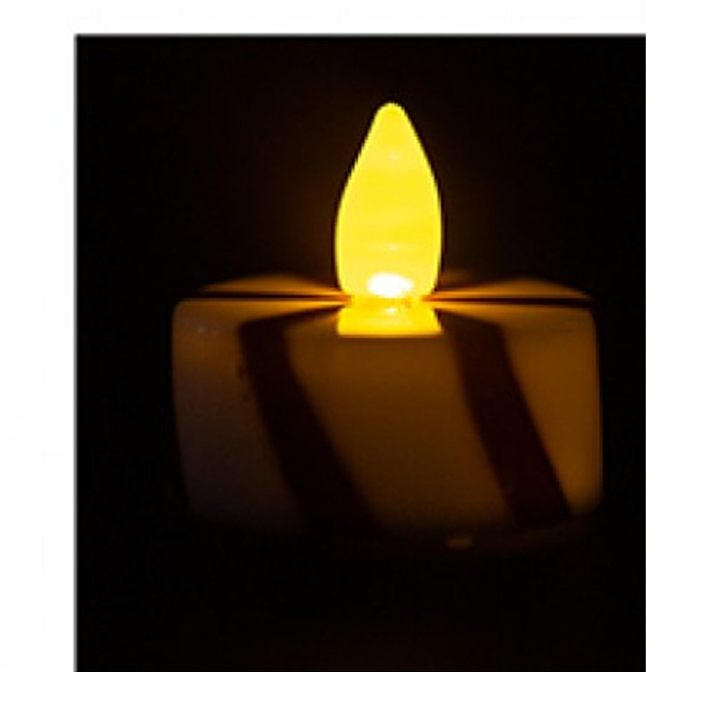 Christmas Candy Stripe Tea Light Candles - 2 Colours - Each