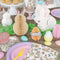 Honeycomb Easter Egg and Bunny Decorations - Pack of 5
