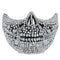 Deluxe Crystal Skull Half Face Mask