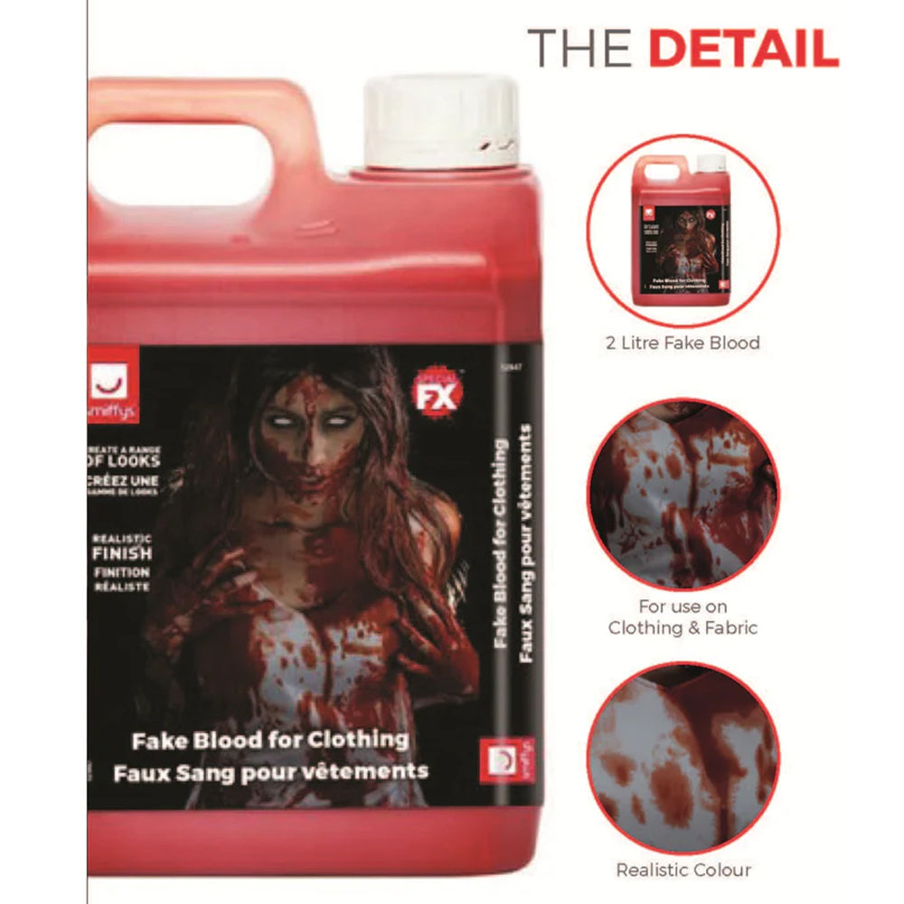 Half a Gallon of Special Effects Fake Blood- 2 Litres