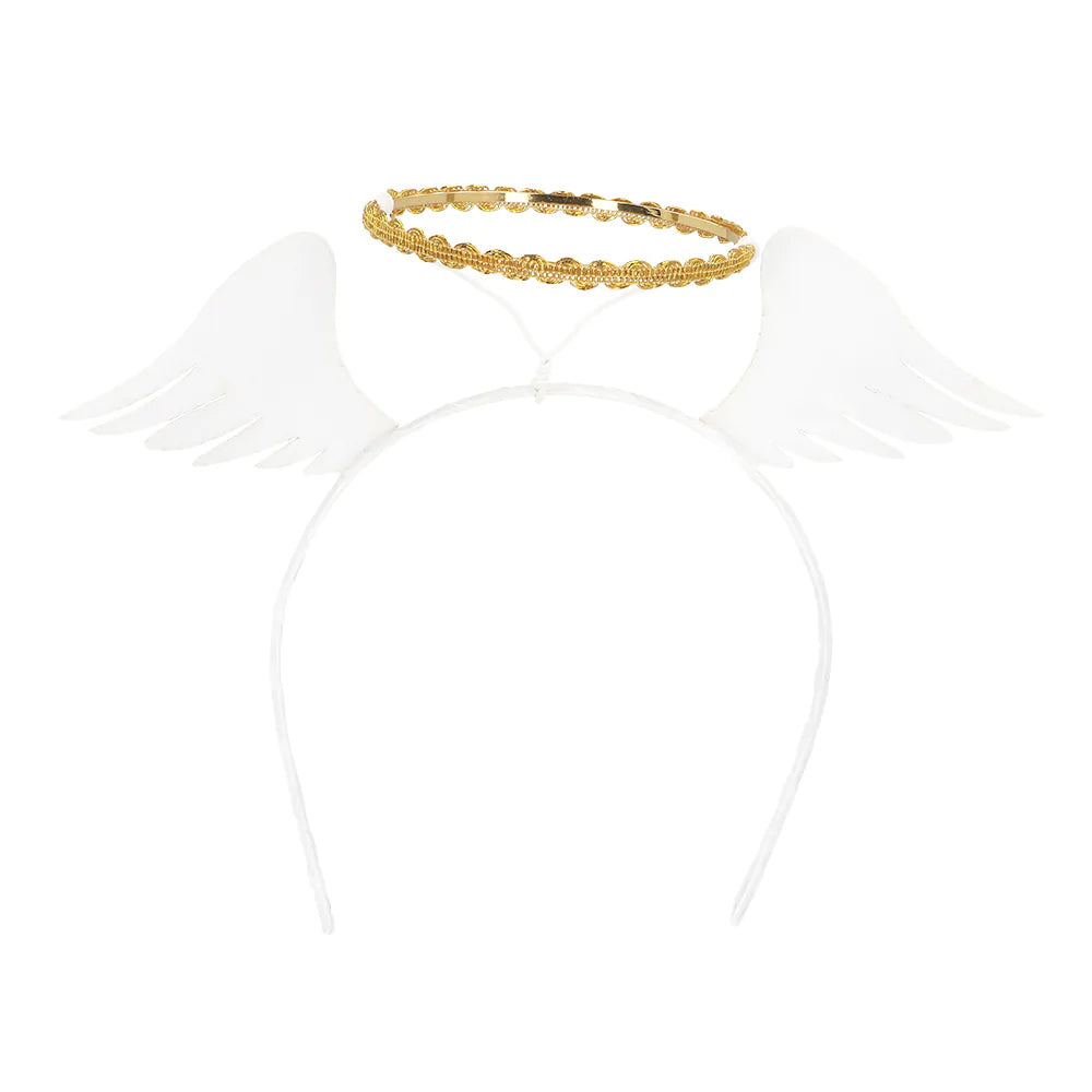 Angel Wings and Halo Tiara Headband