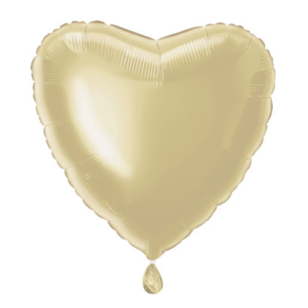 Gold Heart Foil Balloon - 18"