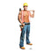 Chippendales Jeffrey Construction Worker Lifesize Cardboard Cutout - 1.89m