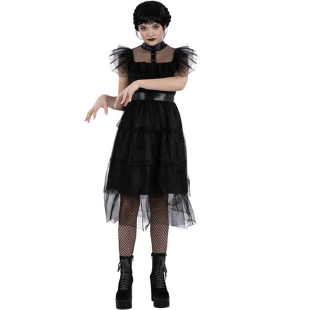 Kid's Goth Prom Dress Costume