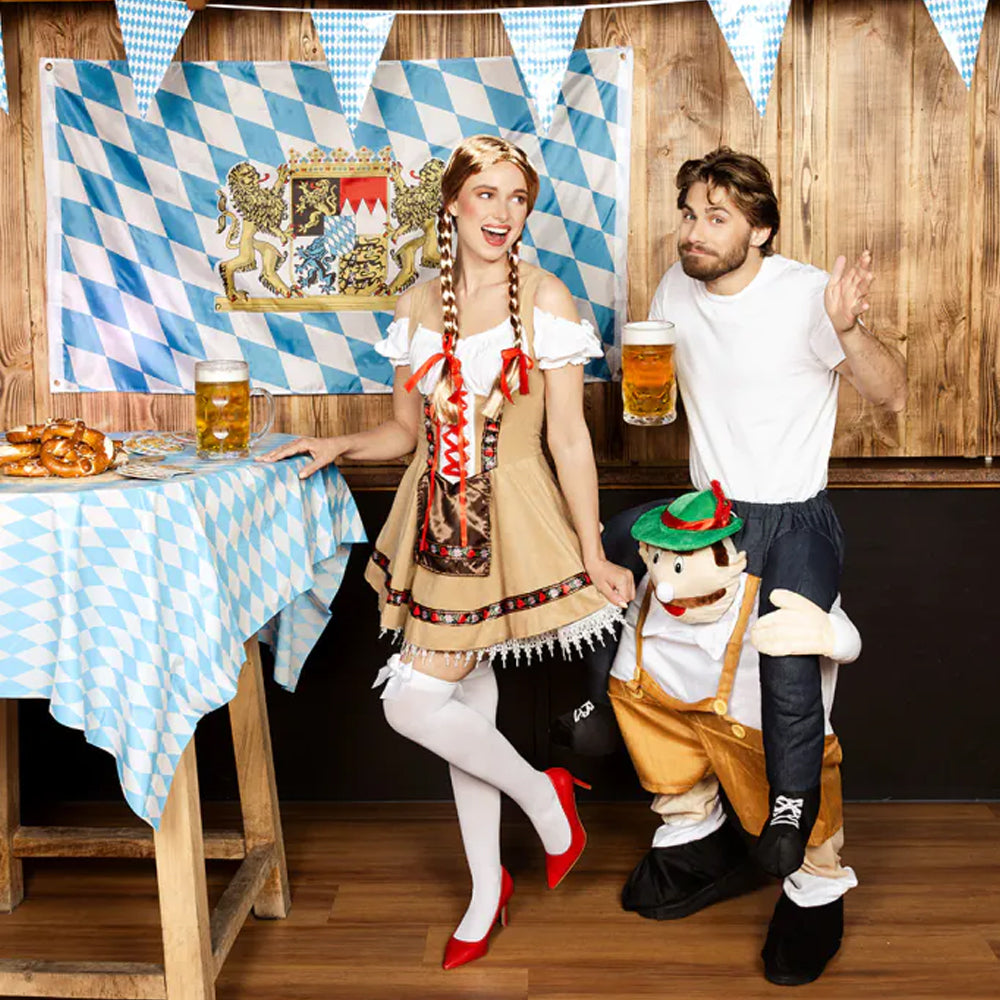 Oktoberfest Beer Party Beer Mat Coasters - Pack of 10