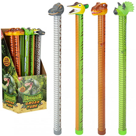 Dinosaur Groan Noise Tube - 4 Designs - 43cm - Each