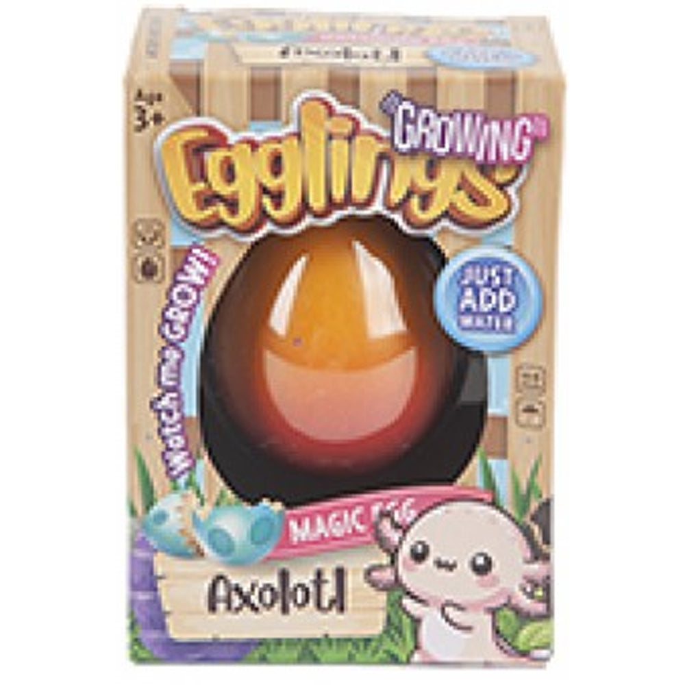 Magic Growing Axolotl in Egg Toy - 6cm - 4 Assorted Designs - Each