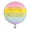 Pastel Gold Happy Birthday Foil Balloon - 18