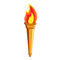 Summer World Games Torch Cutout Decoration - 61cm (24