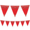 Red Bandana Plastic Bunting - All Weather - 3.66m