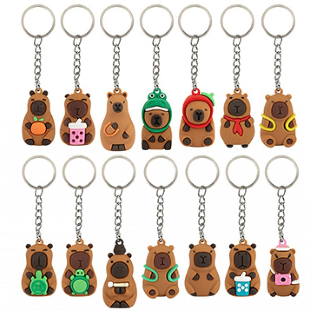 Capybara Keyring - 14 Designs - Each