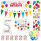 5th Birthday Rainbow Balloons Decoration Pack