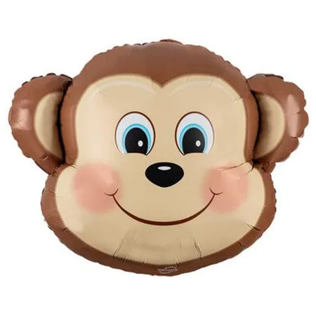 Monkey Face Foil Balloon - 25