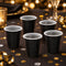 Black Plastic Shot Glasses - 59ml - Pack of 20